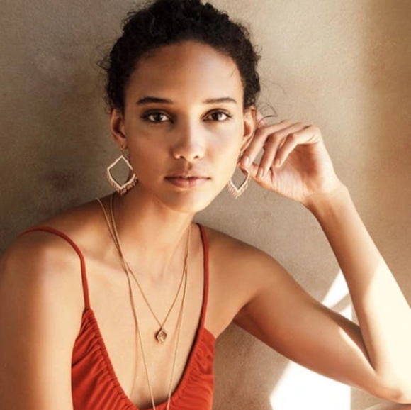 Kendra Scott - Lacy Drop Earrings - Silver - Picture 2 of 5